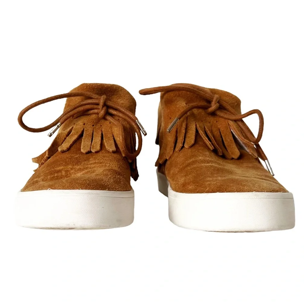 Derek Lam 10 Crosby Luca Suede Fringe Sneaker | 6 - Picture 6 of 11